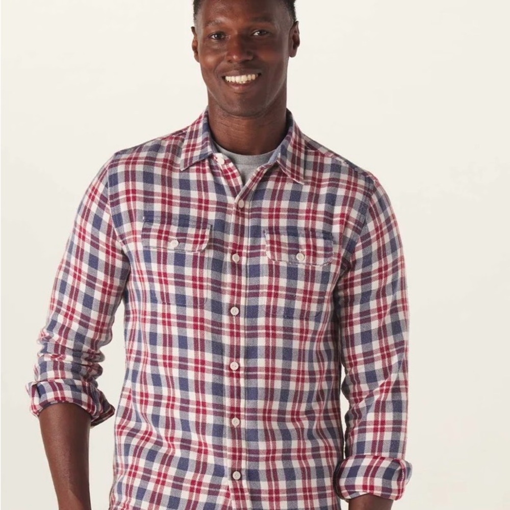 EUC The Normal Brand Mountain Overshirt Plaid Shirt